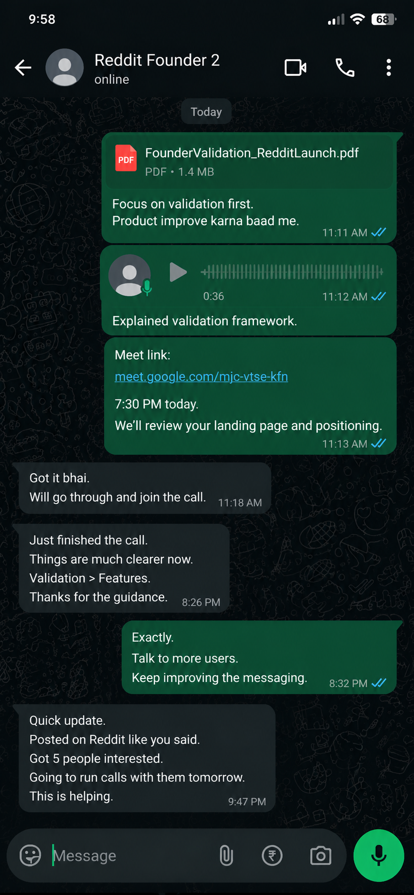WhatsApp conversation 2